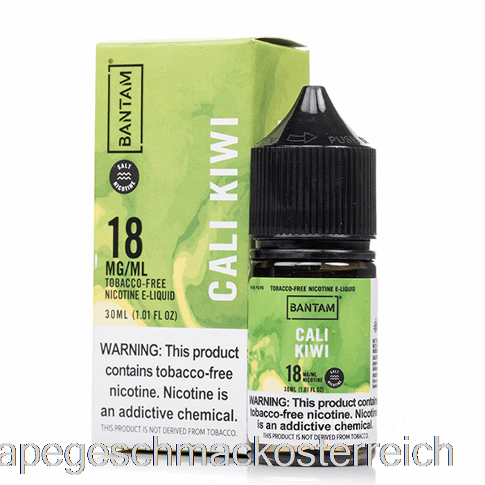 Cali-Kiwi-Salze – Bantam Vape – 30 Ml, 18 Mg Vape-Geschmack